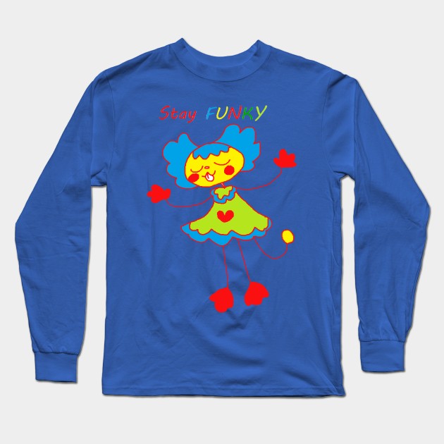 Stay Funky Long Sleeve T-Shirt by Fr0ggee